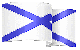 Andreevsky Naval Flag 1712-1917 and 1992-present