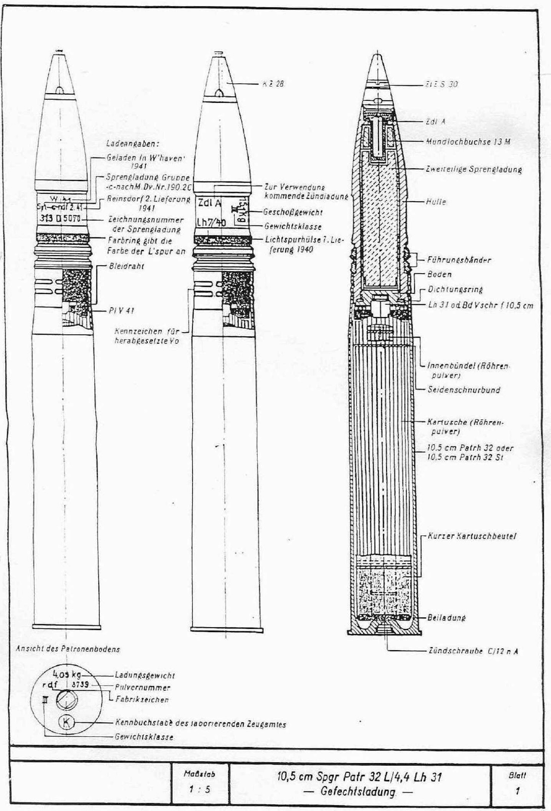 Germany 10.5 cm/45 (4.1") SK C/32 - NavWeaps