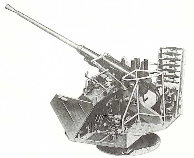 Canon de 40mm Bofors simple 1/400 