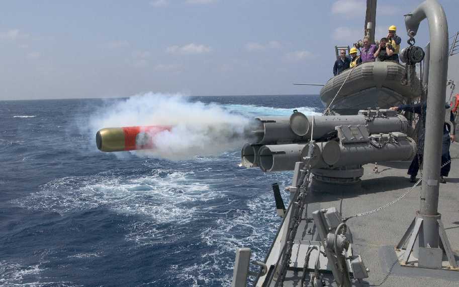 This torpedo launcher holds
